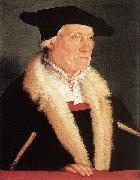 Christoph Amberger Portrait of the Cosmographer Sebastien Menster Sweden oil painting artist